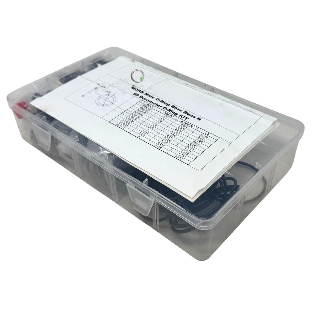 KIT-ORING-BOSS : OneHydraulics Male O-Ring Boss Buna-N 90 Durometer Seal Kit