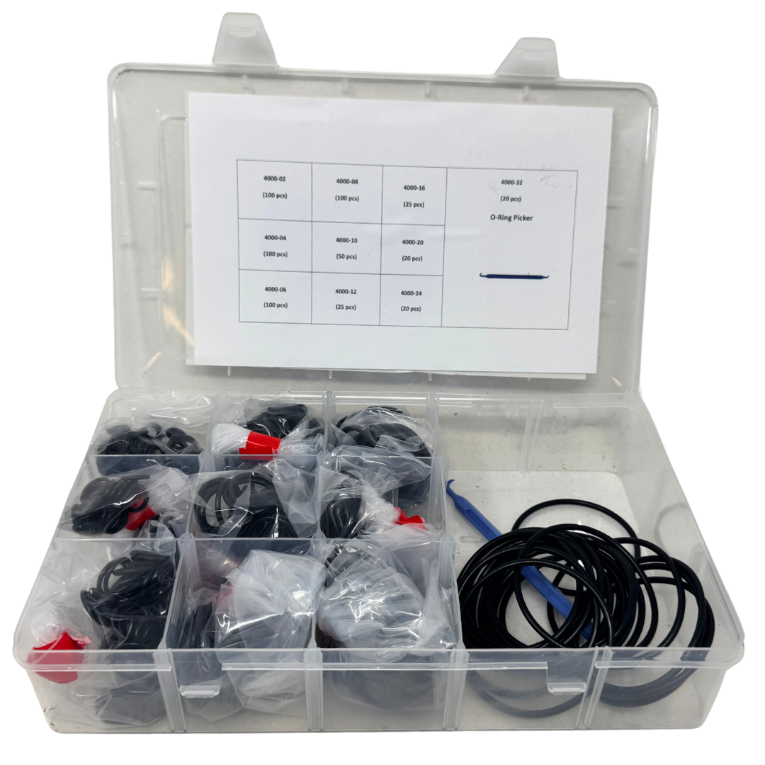 KIT-ORING-BOSS : OneHydraulics Male O-Ring Boss Buna-N 90 Durometer Seal Kit