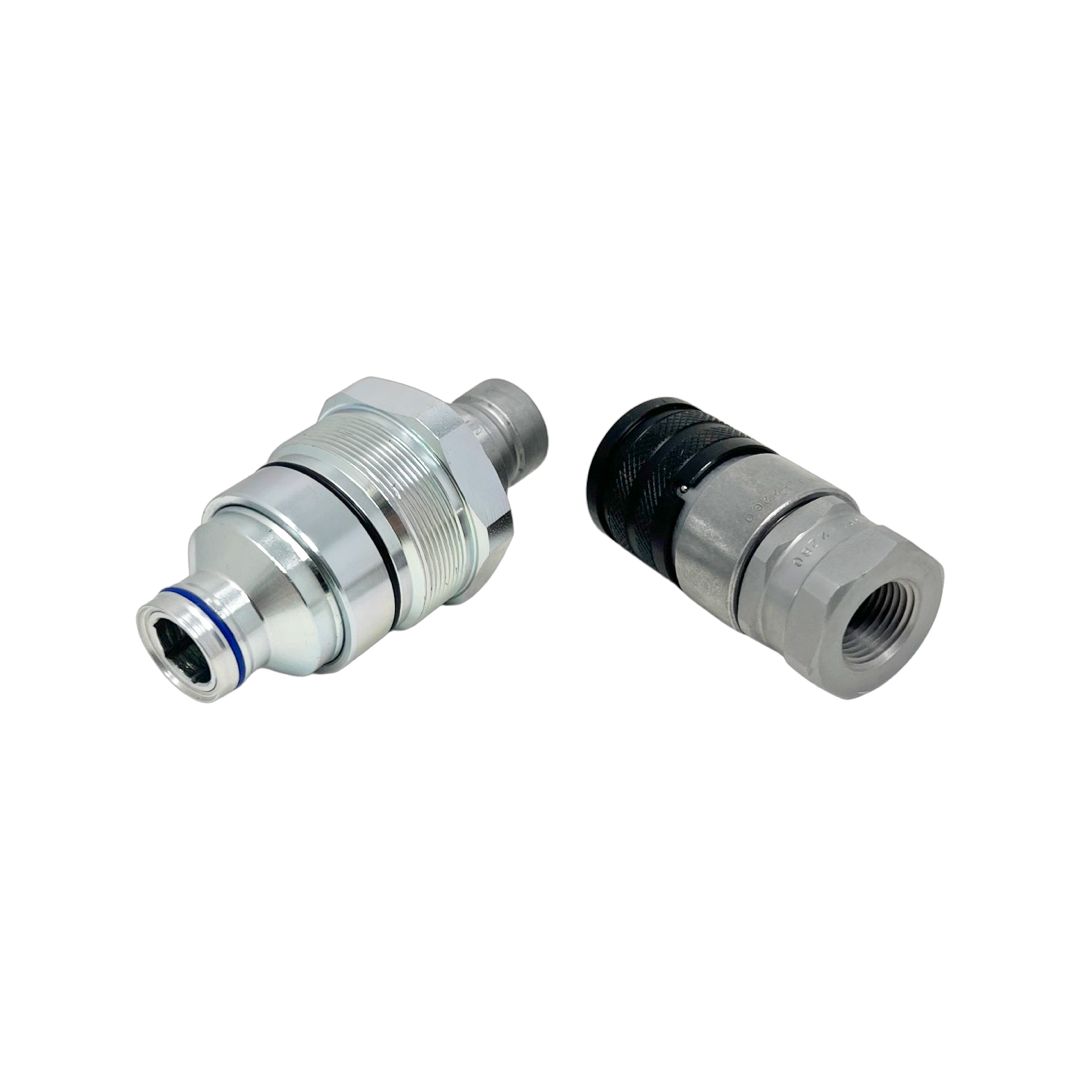 KIT4FI12F FFH 34N M : Faster Skid Steer Replacement Cartridge Kit, includes 4FI12 F Cartridge with FFH08 34NPT M Coupler