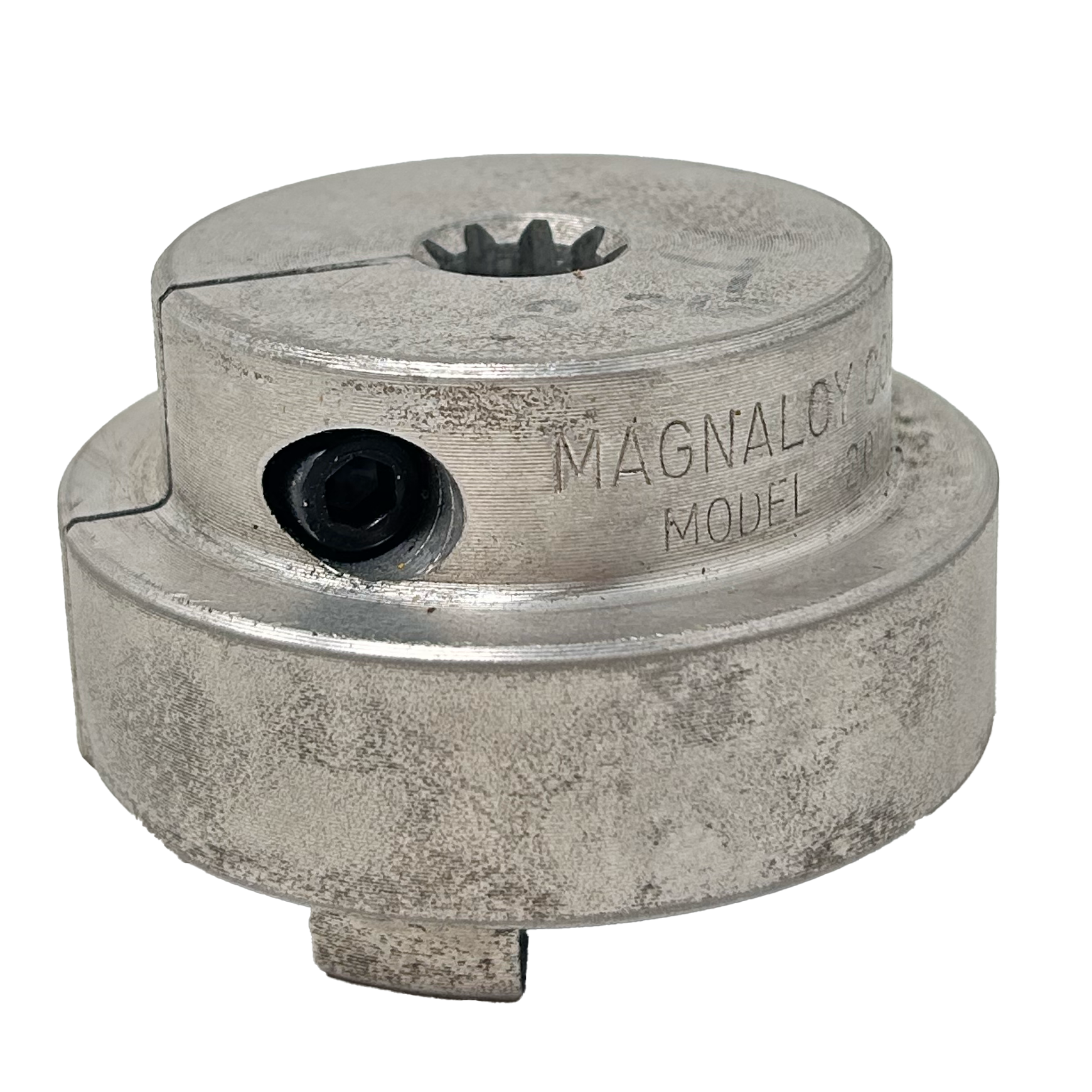 200 9T 16/32 : Magnaloy 200 HUB 9 TOOTH 16/32 SPLINE W/CLAMP, M200A0916C