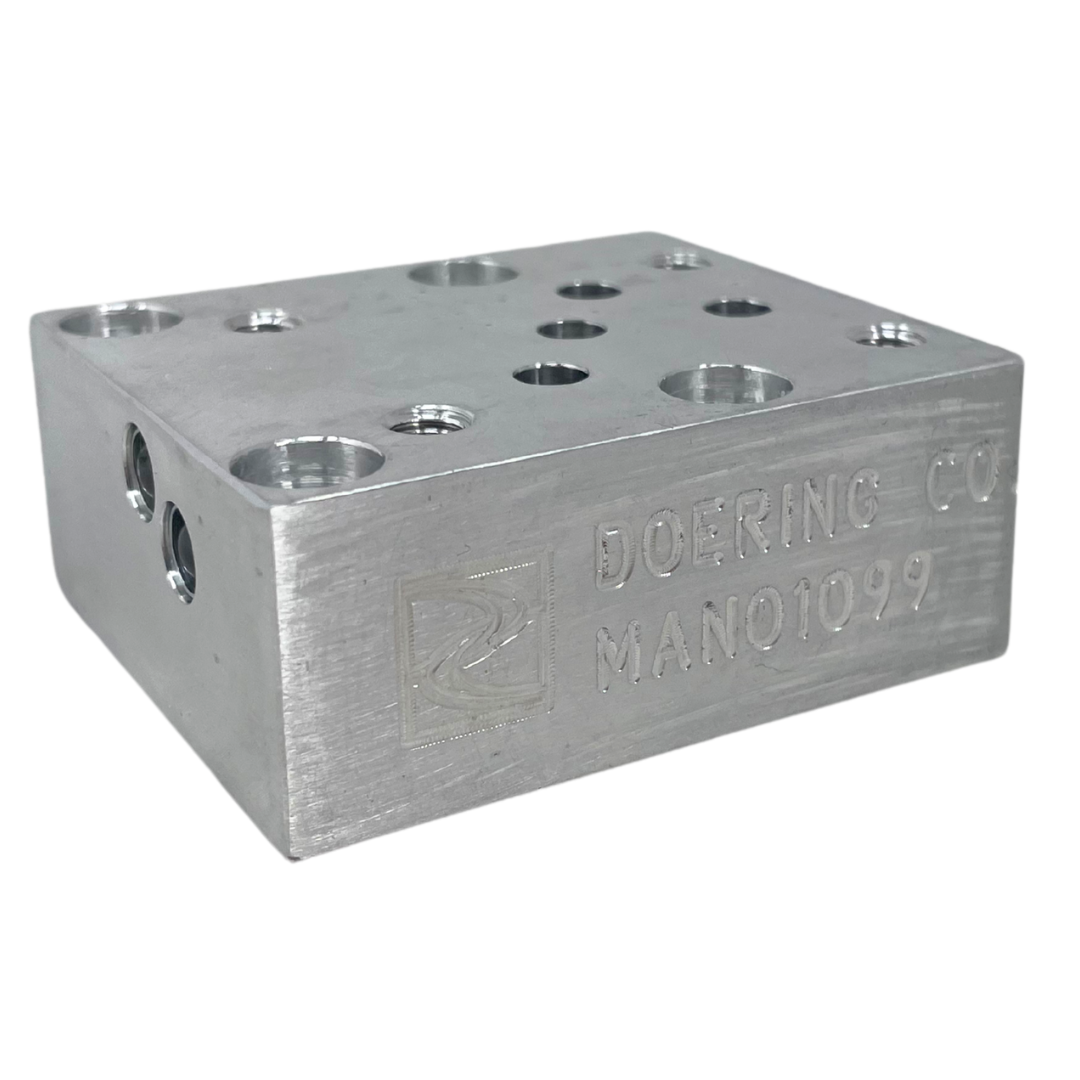 MAN01099-FIRE : FIRE SALE Doering Manifold D03 to Hawe valve adapter - ALL SALES FINAL