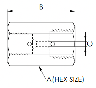 X4MF04HF20-K : OneXtreme Adapter, 0.25 (1/4") Female MP x 0.25 (1/4") Female HP, 20,000psi