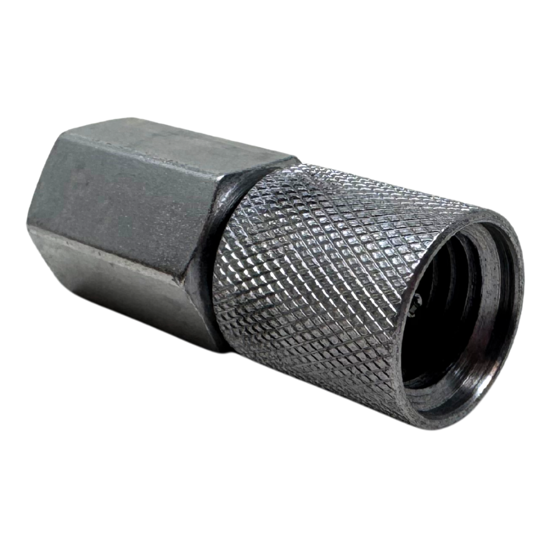 PGAM1620CBN1/4 : Anchor Direct Pressure Gauge Adapter, 1/4" (-04) Female NPT x M16 x 2, Zinc Nickel Plated Carbon Steel, Buna Seals