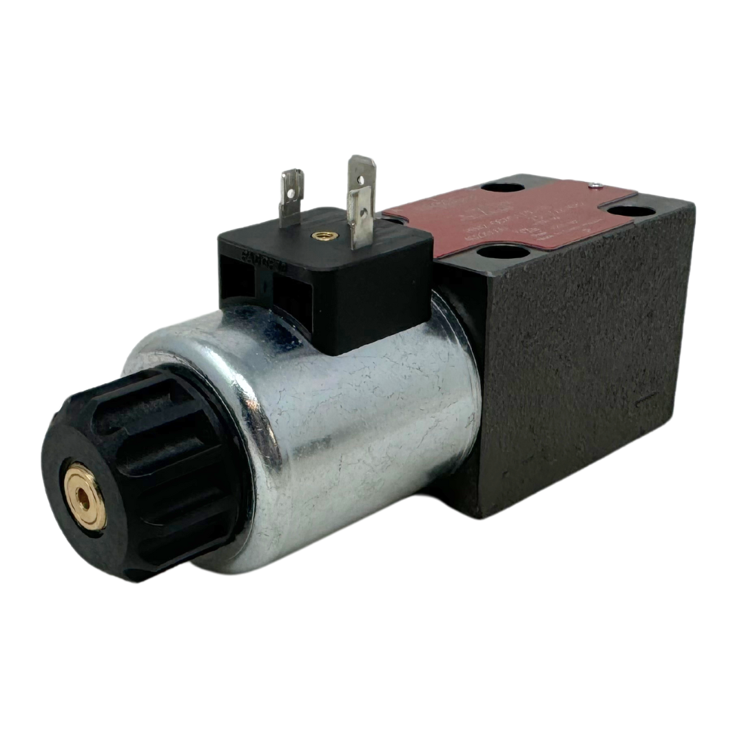 PRM2-062Y51/30-12E1K1 : Argo Hytos D03 Proportional Directional Valve, 7.9GPM Nominal Flow, 5100psi, 2P4W, 12VDC DIN Coils, Motor Spool, Coil Side A, No Onboard Electronics