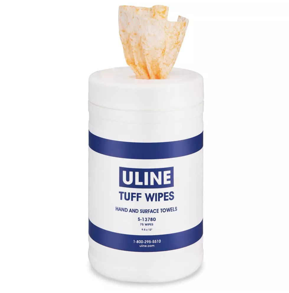 S-13780 : Uline Tuff Wipes® - 75 ct