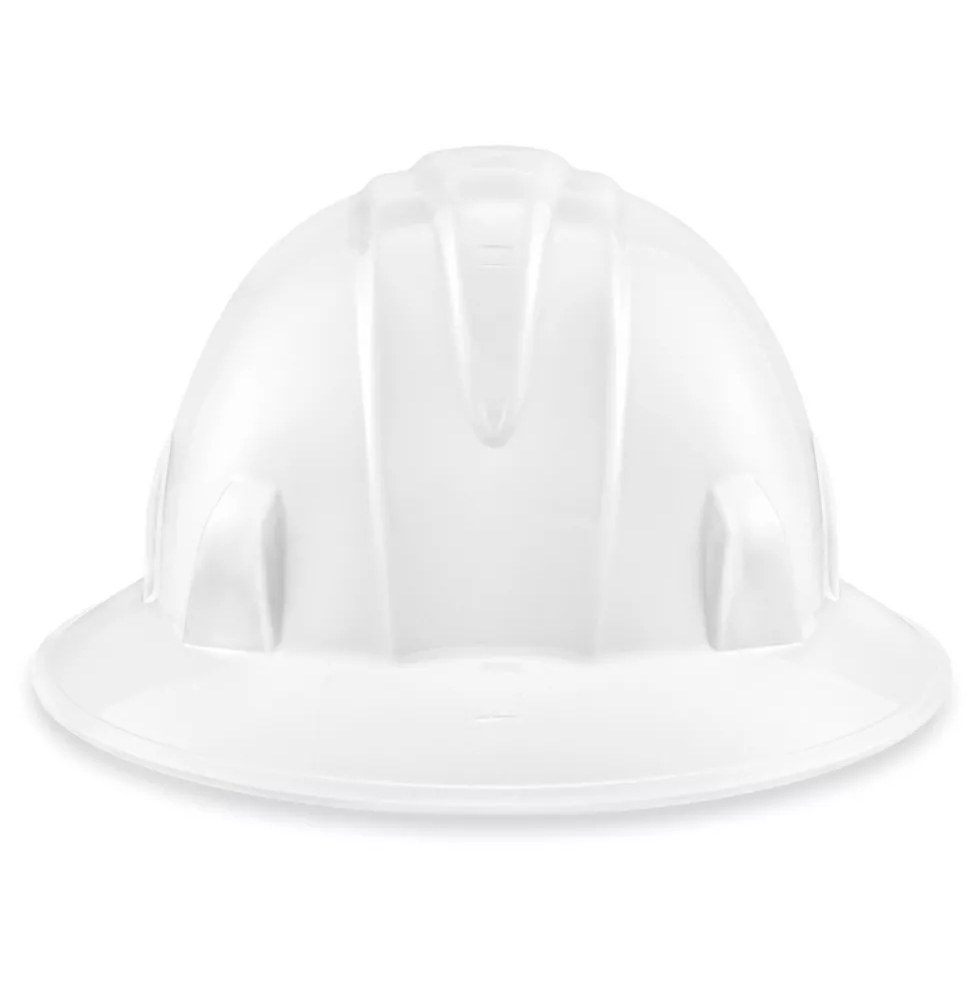 S-14344W : Full Brim Hard Hat in White