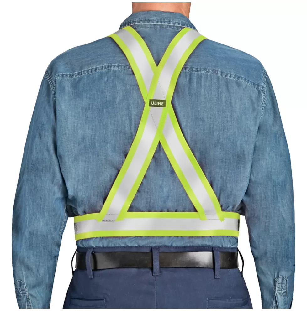S-24665G : Hi-Vis Breakaway Safety Sash Belt in Lime