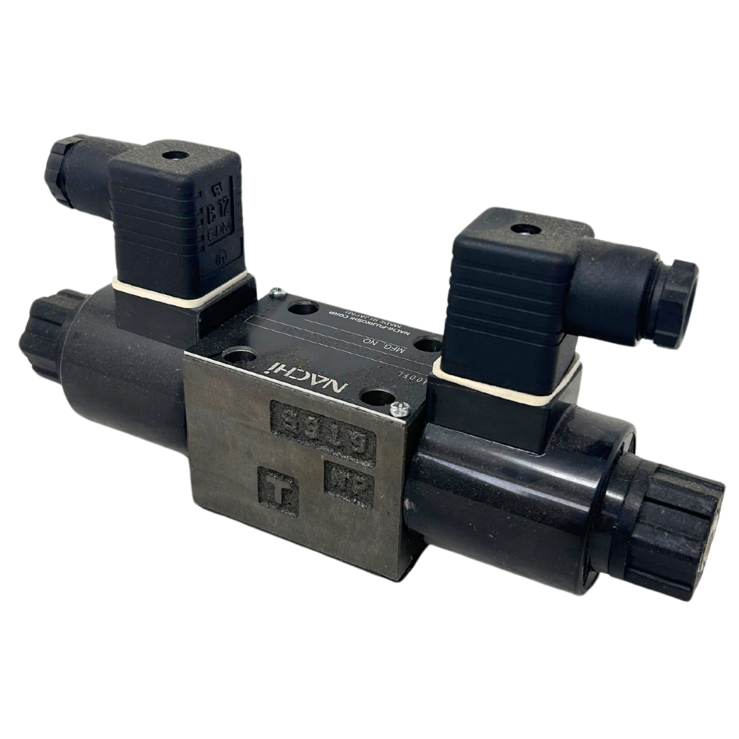 SA-G01-C6-C1-31-FIRE : FIRE SALE Nachi Solenoid Valve, 3-Position, 4-Way, D03 Directional Valve, 17.1GPM, 5075psi, Motor Spool, 100 VAC, DIN Co - ALL SALES FINAL