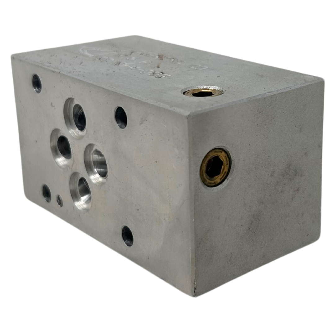 SC10-4-D03-FIRE : FIRE SALE Doering, Housing, Aluminum materia, adapts cartridge valve to D03 mounting, C8544 (10-4) valve cavity and D03 mount - ALL SALES FINAL