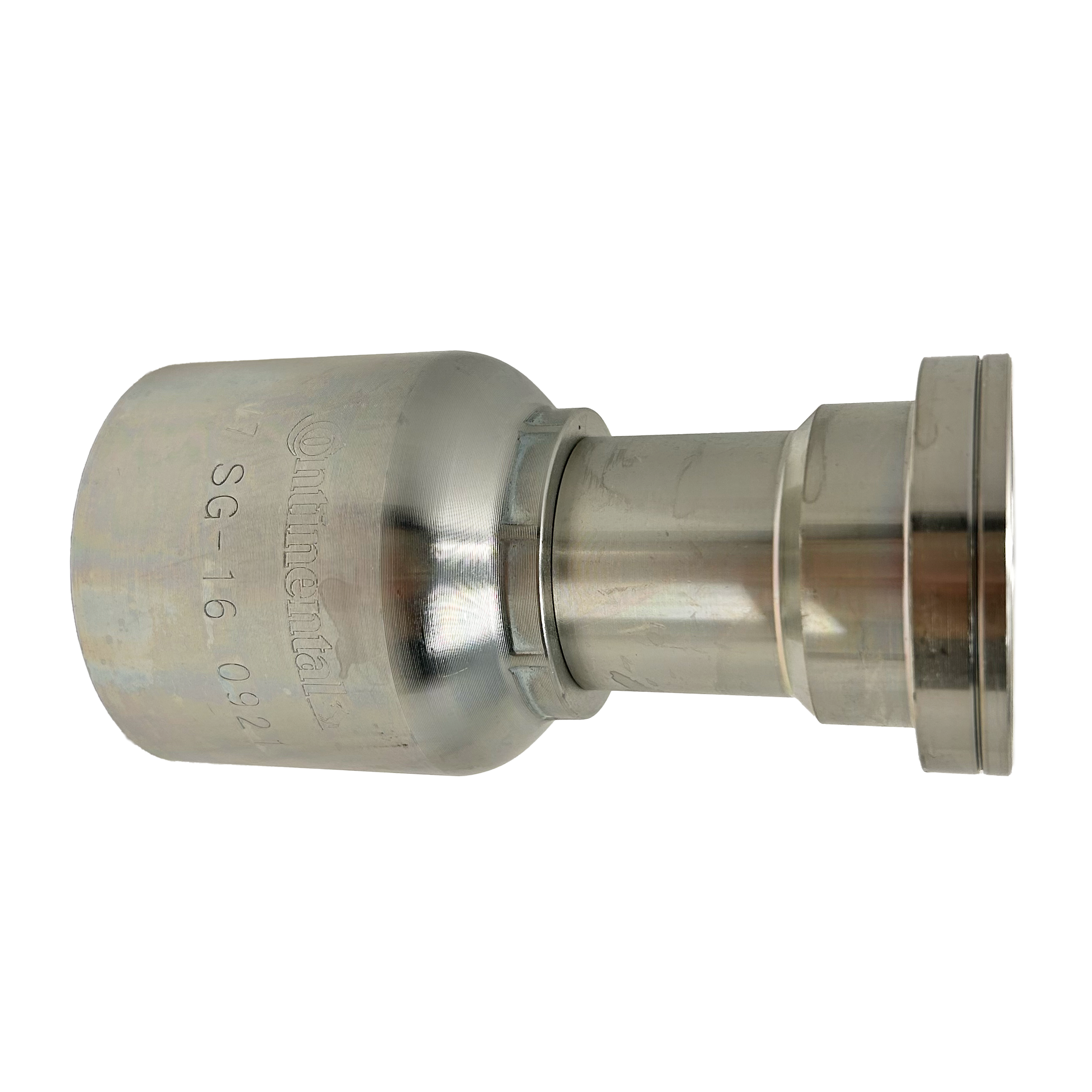 SG-FH-0812 : Continental Hose Fitting, 0.5 (1/2") Hose ID,  3/4 Code 62, Straight Connection