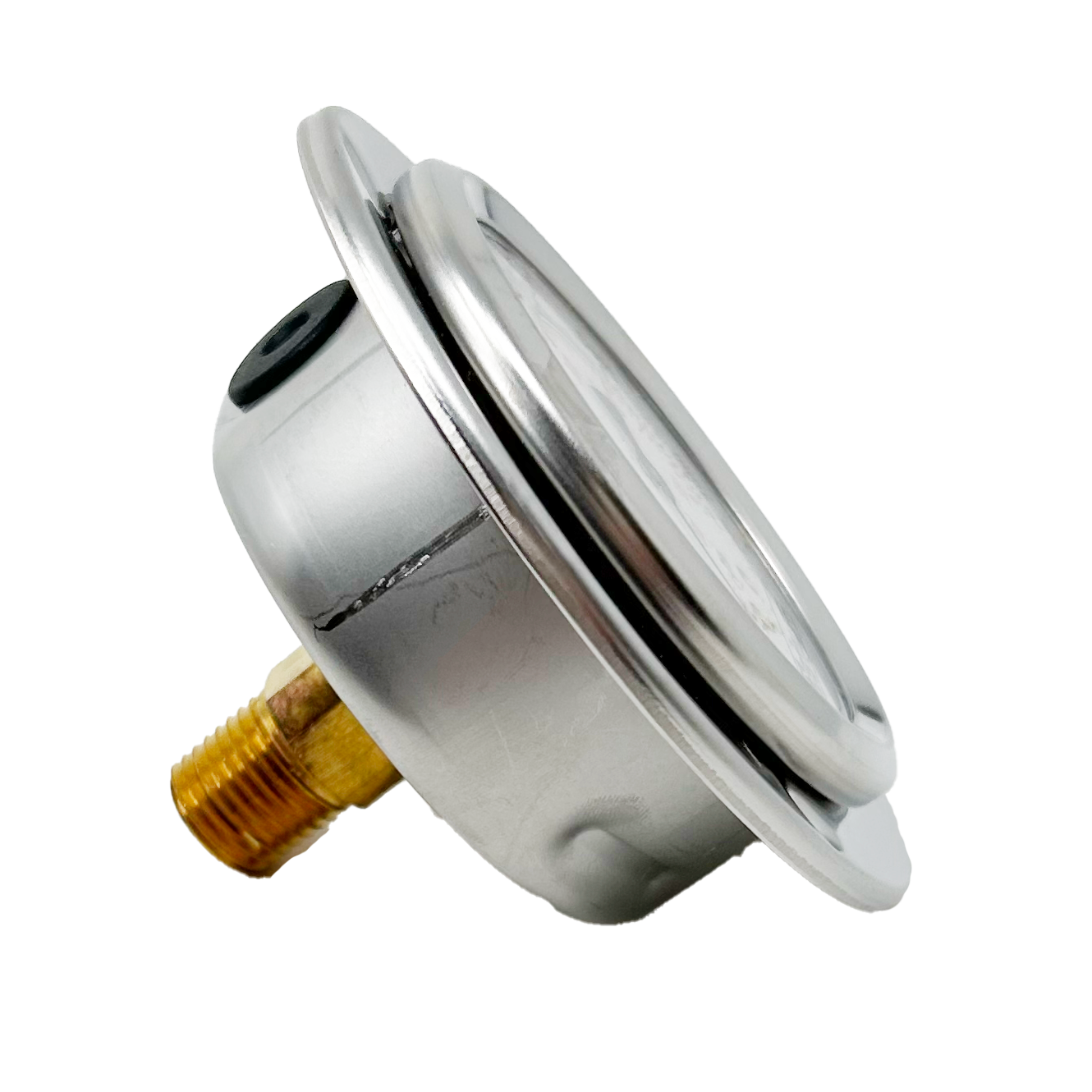 SPG-063-07500-05-P-N04-F : Stauff Pressure Gauge, 2.5" Face, 0-7500psi, 1/4" NPT, Panel Flange
