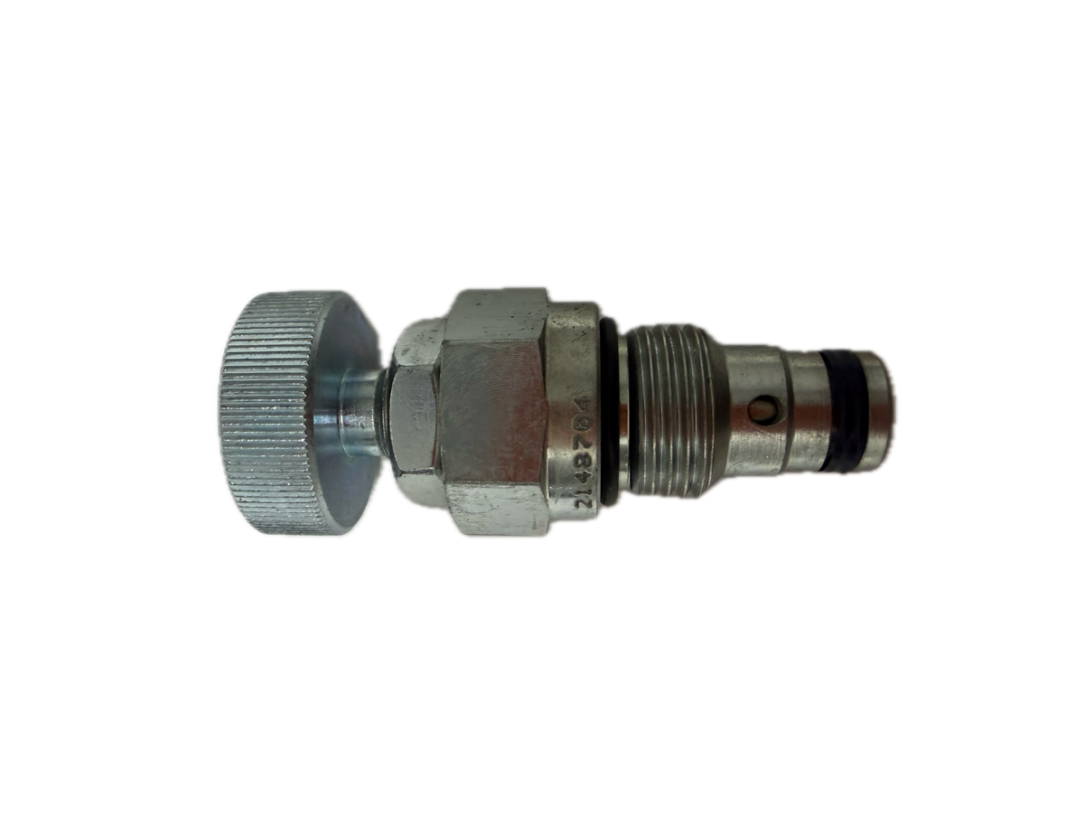 ST21A-A2/L20RS-A: Argo-Hytos Restrictor Valve, Fine Adjustable, hand screw, 5 GPM, 4600psi, Fits C-8-2 Cavity