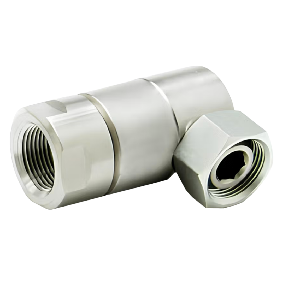 9SS4FP25XPS25-Z-AL : Super Swivels 90-Degree Live Swivel, -04 Female NPSM (1/4 - 18 NPSM) x -04 Female NPTF (1/4 - 18 NPTF), 3500psi, Zinc Plated, Aflas (AL) Seals