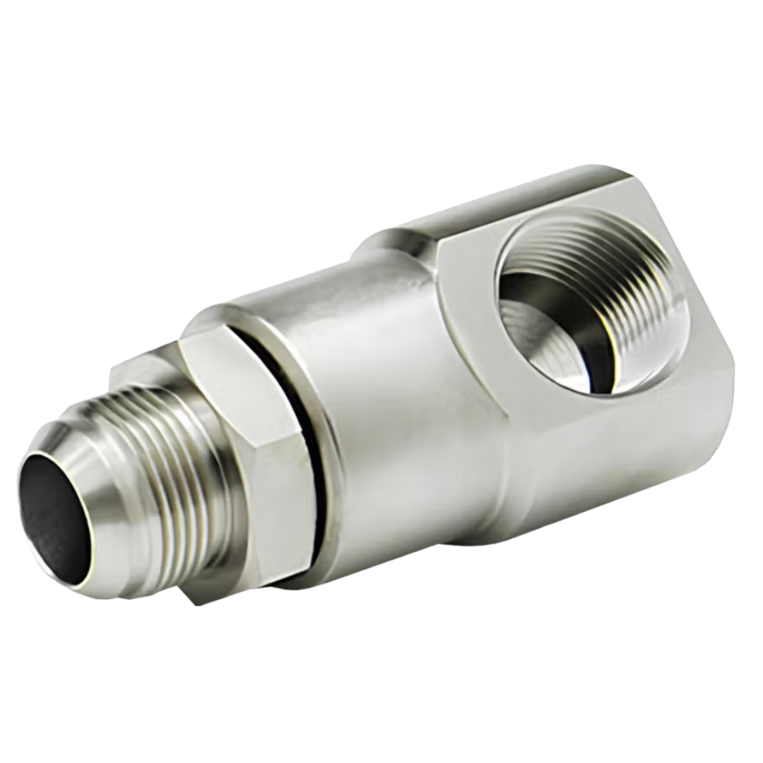 9SS20MJ20XFP125-Z-V : Super Swivels 90-Degree Live Swivel, -20 Female NPTF (1-1/4 - 11-1/2 NPTF) x -20 Male JIC (1-5/8 - 12 UN), 4000psi, Zinc Plated, Viton Seals