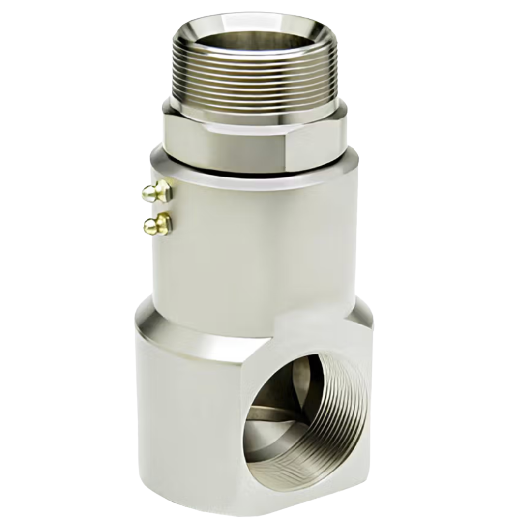 9SS4MP25XFP25-Ni-AL : Super Swivels 90-Degree Live Swivel, -04 Female NPTF (1/4 - 18 NPTF) x -04 Male NPTF (1/4 - 18 NPTF), 5000psi, Nickel Plated, Aflas (AL) Seals