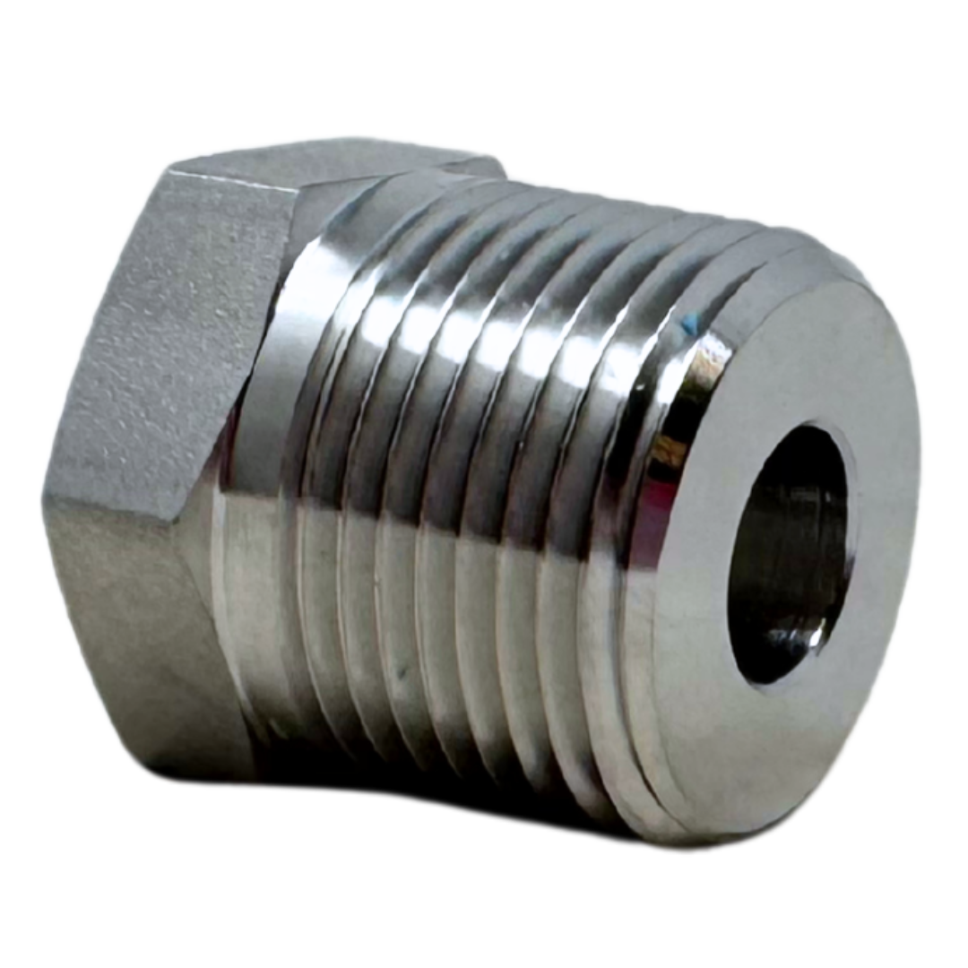 IRHB 16-12N : Superlok Straight Stainless Instrumentation Reducing Hex Bushing, 1-11-1/2 (-16N) Female NPT x 3/4-14 (-12N) Male NPT, 4400psi