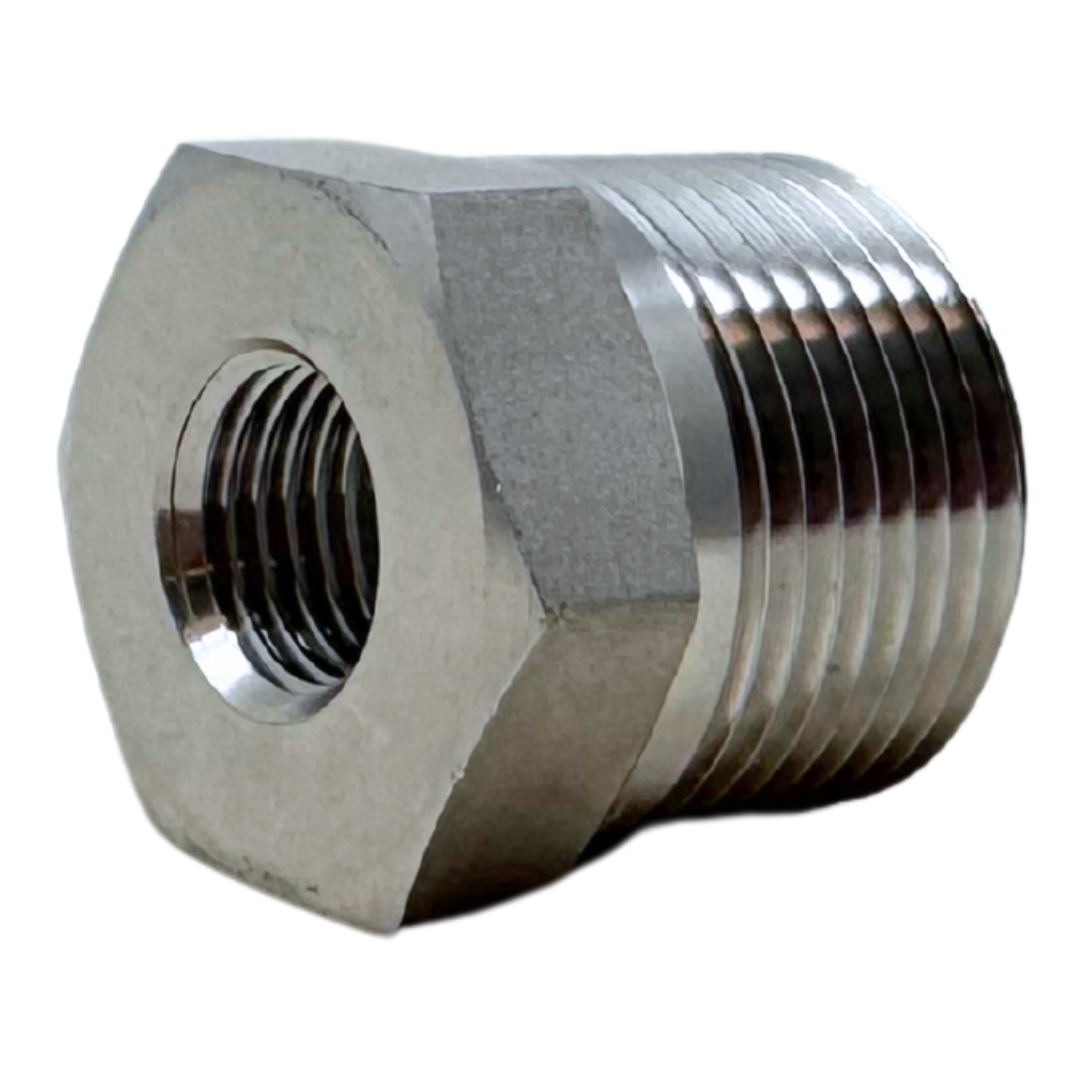 IRHB 16-12N : Superlok Straight Stainless Instrumentation Reducing Hex Bushing, 1-11-1/2 (-16N) Female NPT x 3/4-14 (-12N) Male NPT, 4400psi