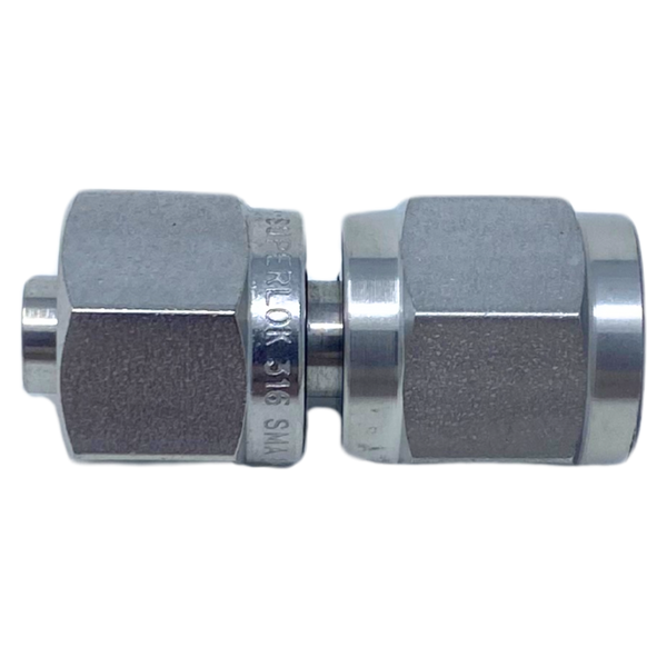 SAF 8-8U : Superlok Straight Stainless Tube Union, 1/2