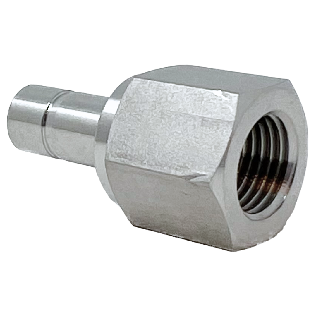 SGFA 8-8G : Superlok Straight Stainless Tube Adapter, 1/2" (-8) Tube Stub x 1/2-14 (-8G) Female BSPP