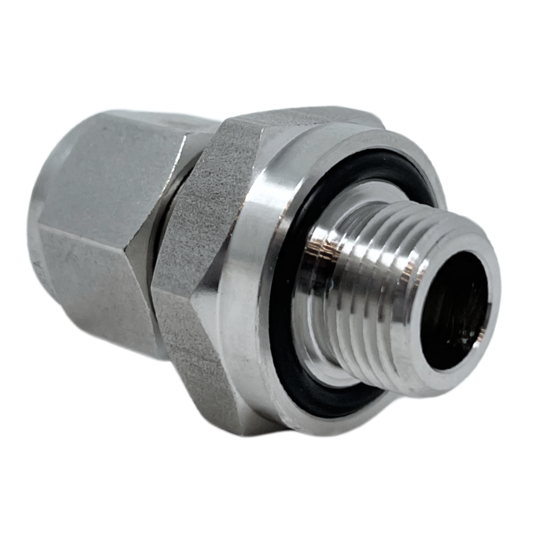 SOPC 8-6N : Superlok Straight Stainless Tube Adapter, 1/2" (-8) Tube OD x 3/8-18 (-6N) Sealed Male NPT