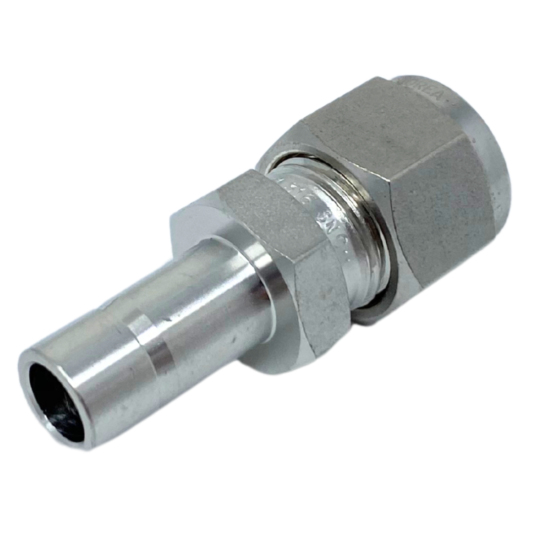SR 8-8 : Superlok Straight Stainless Tube Stub Reducer, 1/2" (-8) Tube OD x 1/2" (-8) Tube Stub