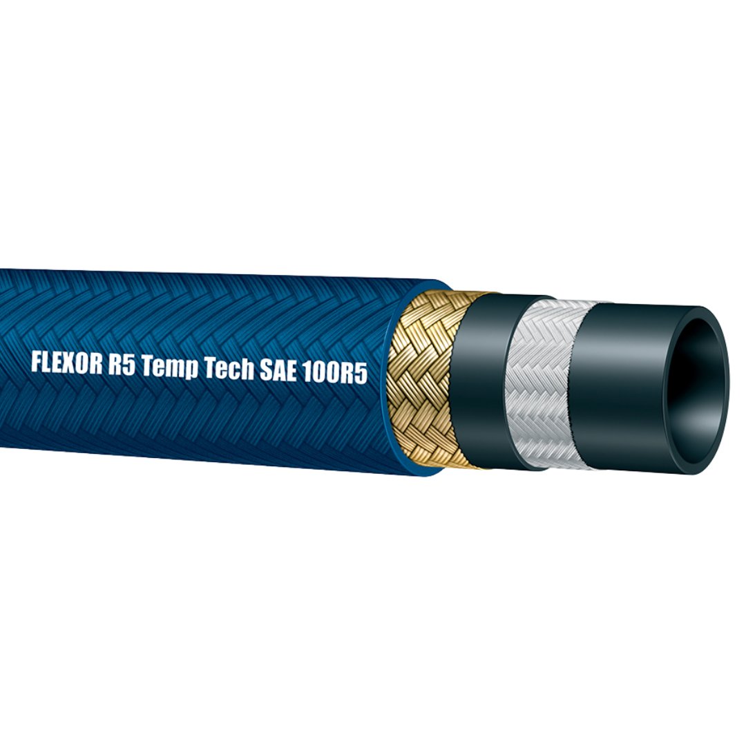 TR5HT-04 BY QUARTER INCH : Alfagomma One Wire R5 High Temp Blue 100R5 Hydraulic Hose, 1/4 (-04) ID, 3000psi