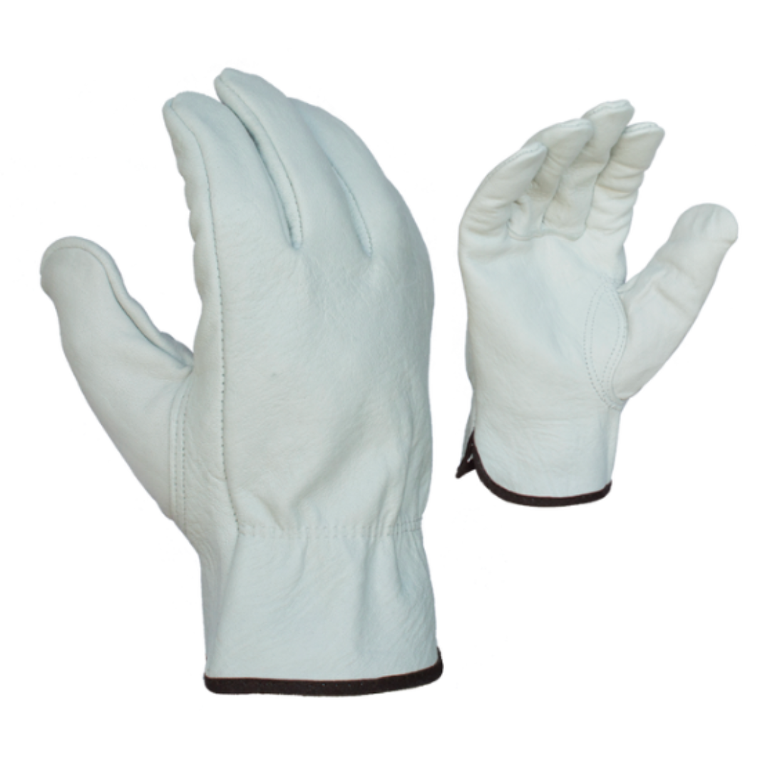 IB1420P-12PK : Ironbark Quality Grain Goatskin Leather Driver, Unlined, Shirred Elastic back, Keystone Thumb, 12-Pack