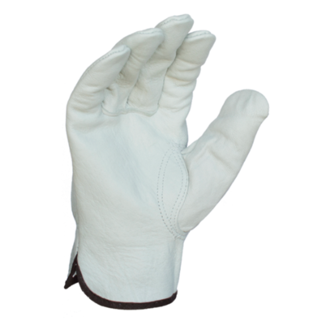 IB1420P-12PK : Ironbark Quality Grain Goatskin Leather Driver, Unlined, Shirred Elastic back, Keystone Thumb, 12-Pack