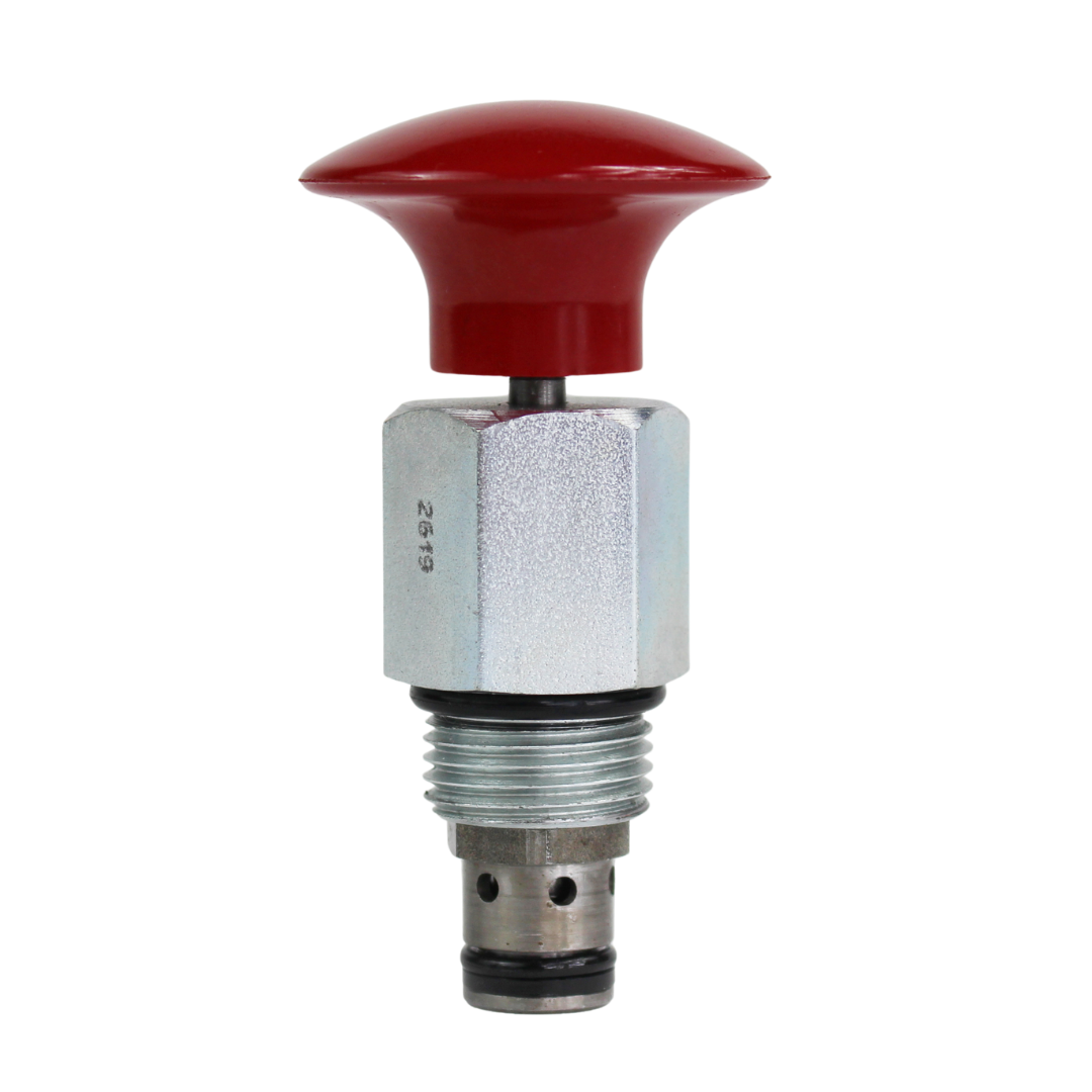 DMP-080-2NCP-N : Deltrol Directional, 2-Way, 2-Position, Normally Closed, Red Knob Manual Operation, C-8-2 Cavity, 3000psi, 6GPM