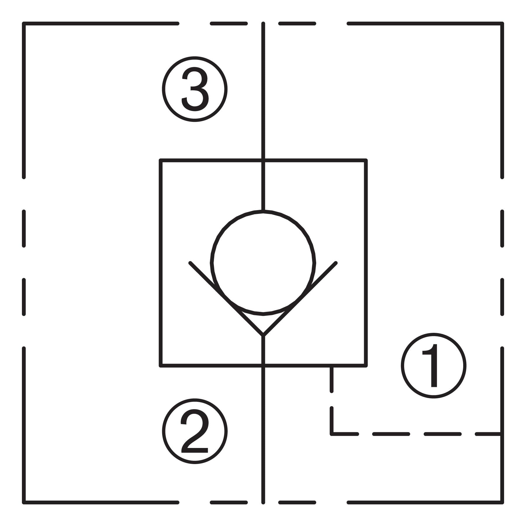 DPC-100-P-N : Deltrol Motion Control Check Valve, Pilot-To-Open, C-10-3 Cavity, 3000psi, 6GPM, 25-100psi Cracking Pressure