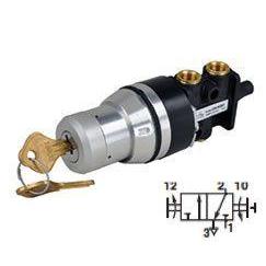 03041822801 : Norgren Super X Valve, 2-Position, 3-Way, Spool Configuration 1 Blocked, 2 to 3 in Neutral, 1/8 NPT, Inline, Manual
