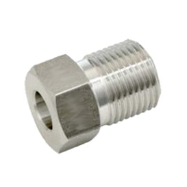 0318-4H : UPC 1/4" HP Gland Nut, Stainless Steel - 60,000psi