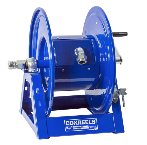 1125PCL-8M-H : Coxreels 1125PCL-8M-H Hydraulic Rewind Hose Reel, 12 AWG, 3 Conductors, 250' cord capacity, NO CORD, 600V, 45 Amps