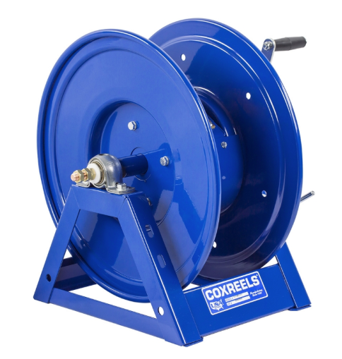1125WCL-6-EA : Coxreels 1125WCL-6-EA Electric 115V EX 1/2HP Motor Rewind Welding Cable Reel, Up to 2 AWG, 300' cable capacity, NO CABLE, 450 Amps