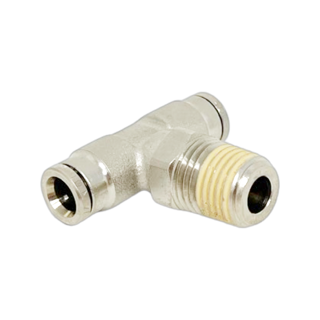 124670748-10PACK : Norgren Pneufit Swivel Male Tee, 1/2 tube O/D, 1/2 NPT thread