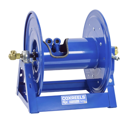 1275-4-50-E : Coxreels 1275-4-50-E Dual Hose Electric DC Non-EX Motor Rewind, 1/2" ID, 50' capacity, NO HOSE, 3000psi