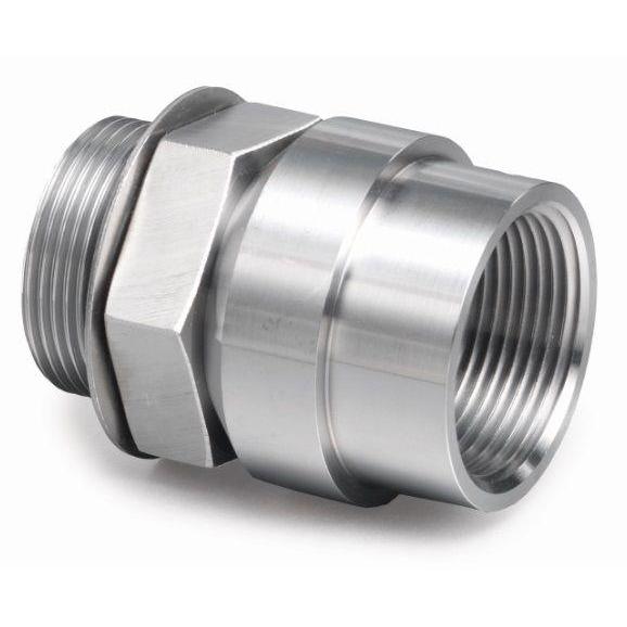 32NPT-32SAE : AFP SAE Thread to Tank Coupling, Steel, Straight, 2" MaleSAE Side 1, 2" Tank Coupling Side 2, 400psi rated