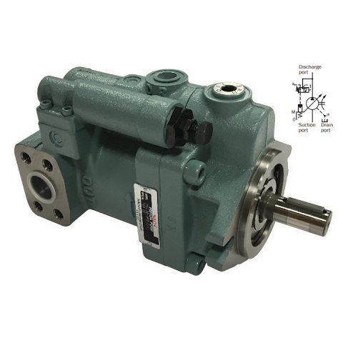 PVS-1B-16N1-Z-E13 : Nachi PVS Variable Displacement Piston Pump, 16.5cc, 7.8GPM, 2000RPM, Pressure Comp, 290 to 1015psi Range