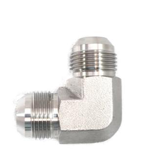 SS-2500-04-04-OHI : OHI 0.25 (1/4") Male JIC x 0.25 (1/4") Male JIC 90-degree Elbow, Stainless Steel