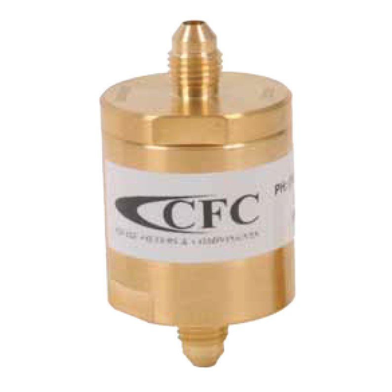 25B-8S8S-10PBGV : Chase High Pressure Oxygen Filter, 5000psi, 1/2" SAE Female, 10 Micron, No Visual Indicator, No Bypass