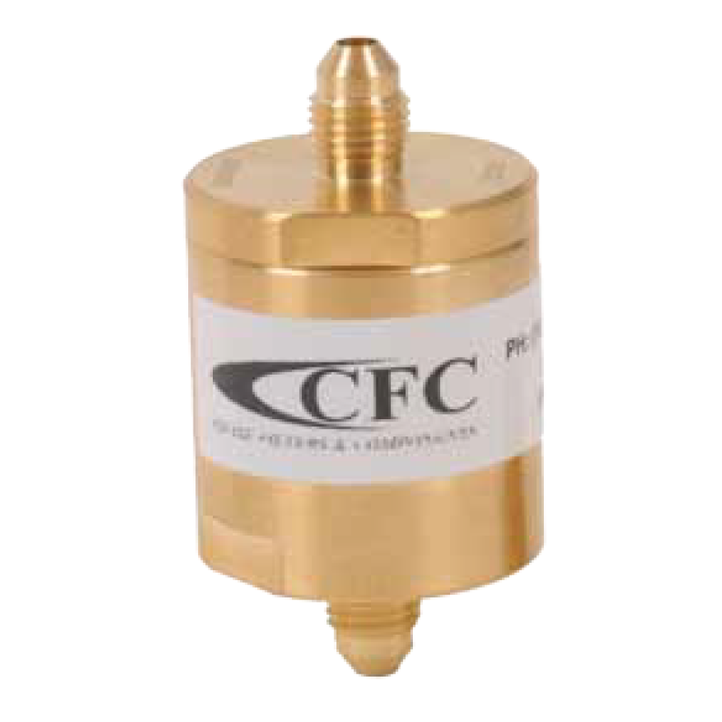 25B-4T4T-10PBGV : Chase High Pressure Oxygen Filter, 5000psi, 1/4" JIC , 10 Micron, No Visual Indicator, No Bypass