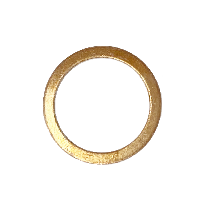 3500-02 : BSPP COPPER SEALING WASHERS, 0.125 (1/8"), Carbon Steel