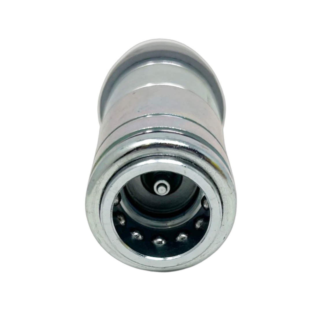 4SRHF081/12SAE F : Faster Quick Disconnect, Female 1/2" Coupler, 0.5 (1/2") ORB Connection, 3625psi MAWP, 18.49 GPM, ISO 7241 Part A Interchange, Push to Connect Style, Connection Under Pressure Allowed at Working Pressure