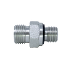 5002S-20-16C : Adaptall Straight Adapter, Male S20 DIN Tube x Male 1" BSPP, Carbon Steel, Heavy Duty