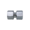 5300S-20 : Adaptall Straight Adapter, Female S20 DIN Tube x Female S20 DIN Tube, Carbon Steel, Heavy Duty