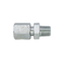 5307L-15-08 : Adaptall Straight Adapter, Female L15 DIN Tube x Male 0.5 (1/2") NPT, Carbon Steel, Light Duty