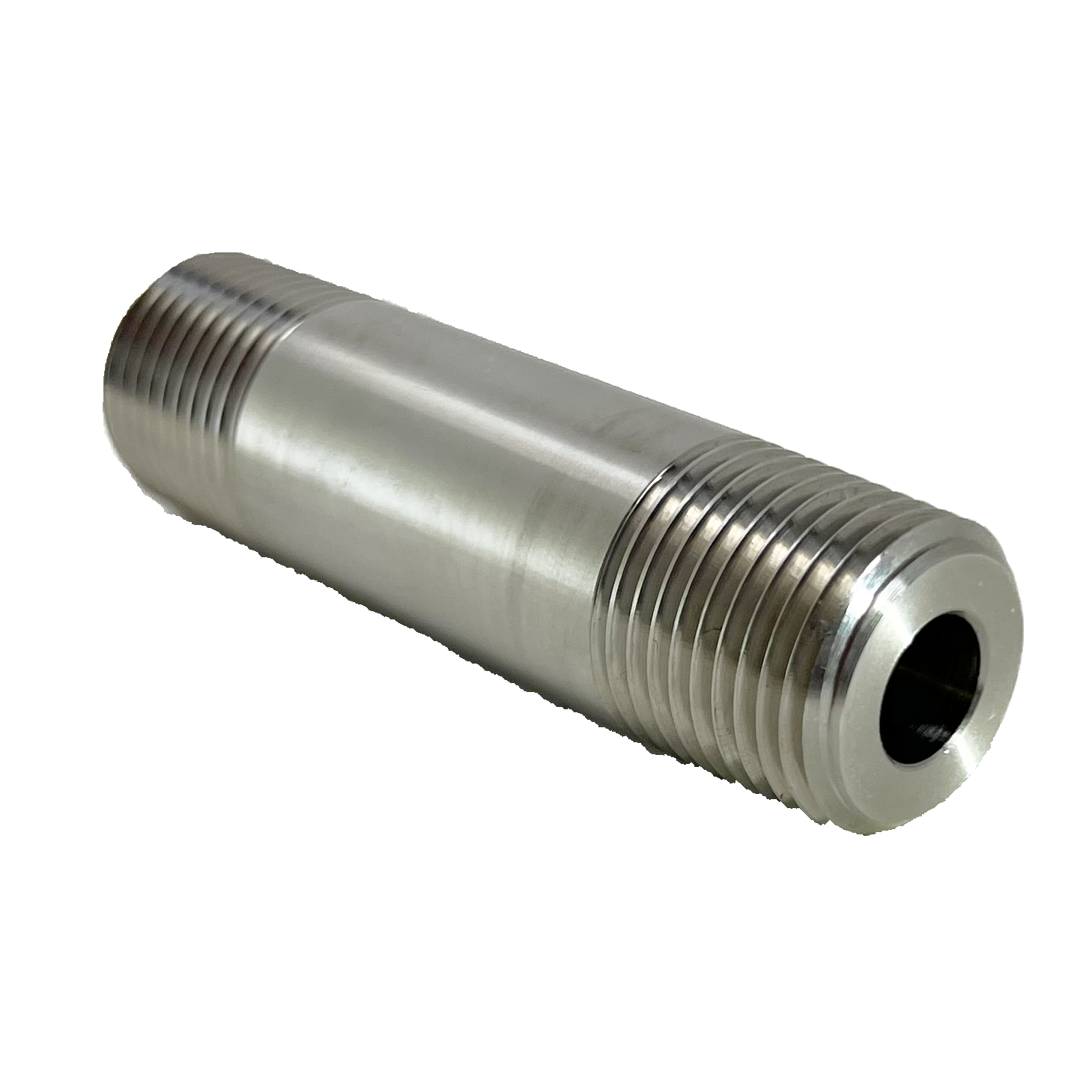 5404N-4N3.0 : UPC 1/4" x 3" Male NPT Nipple, Stainless Steel, 15,000psi