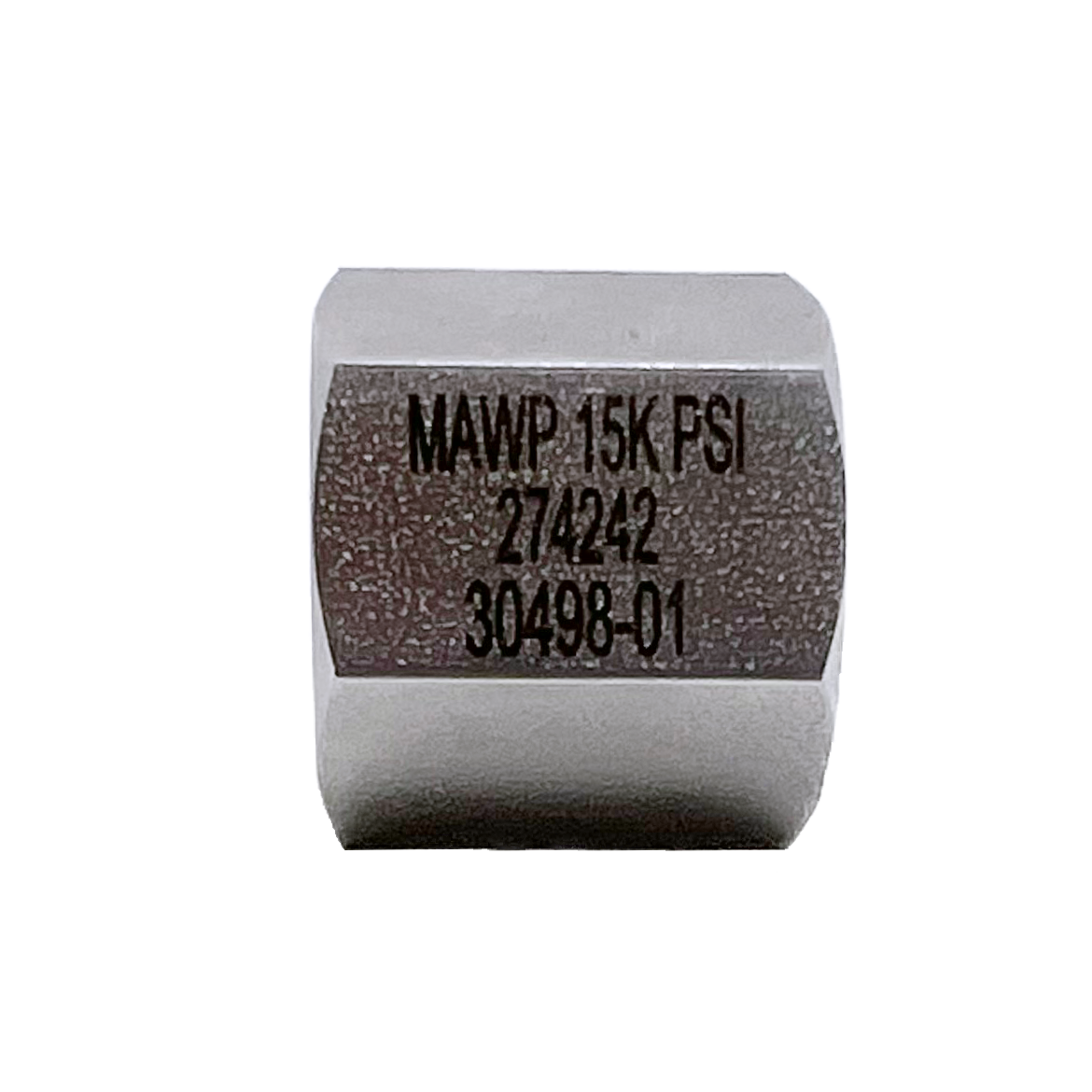 5406C-8J : UPC 1/2" JIC Cap, Stainless Steel, 10,000psi