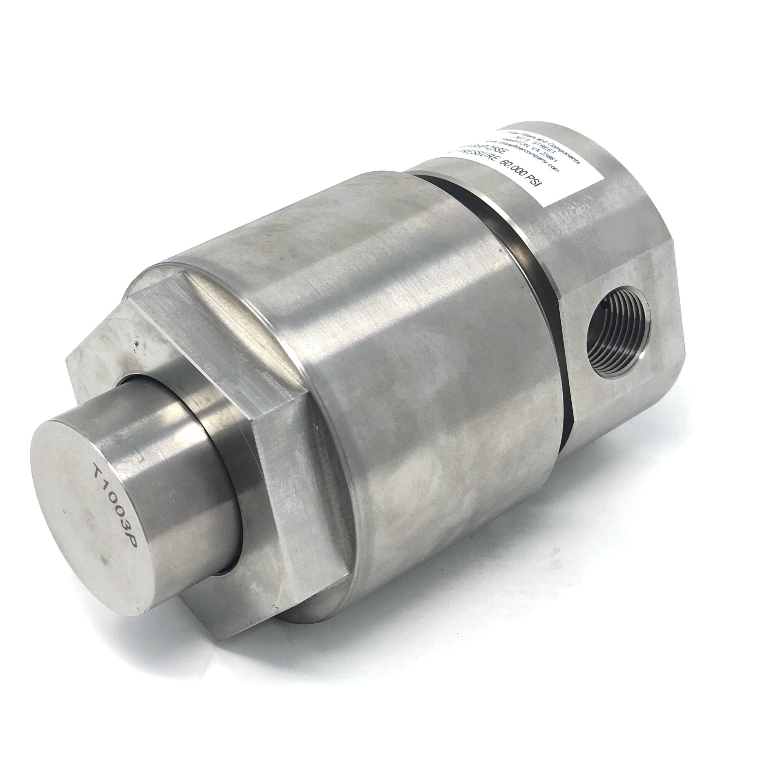 56P-4HP-100SE : Chase Ultra High Pressure Inline Filter, 60000psi, 1/4" HP, 100 Micron, No Visual Indicator, No Bypass