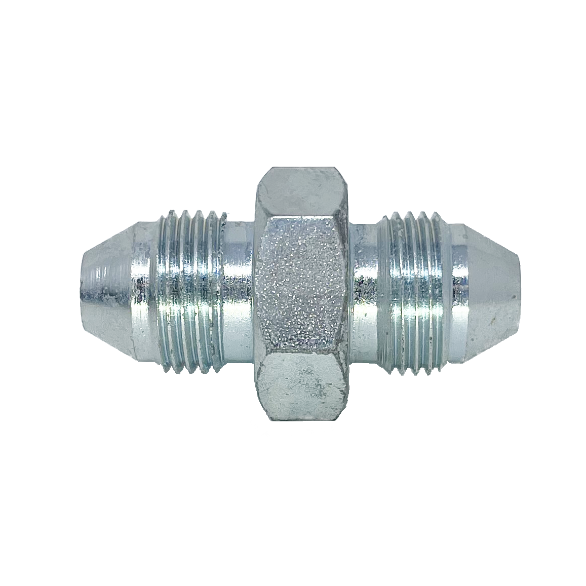 9336-12-12 : Adaptall Straight Adapter, Male 0.75 (3/4") JIS x Male 0.75 (3/4") JIS, Carbon Steel